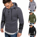 2021 Oversized Autumn And Winter New Large Size Loose Men's Casual Leather Hooded Plus-Size Hoodies